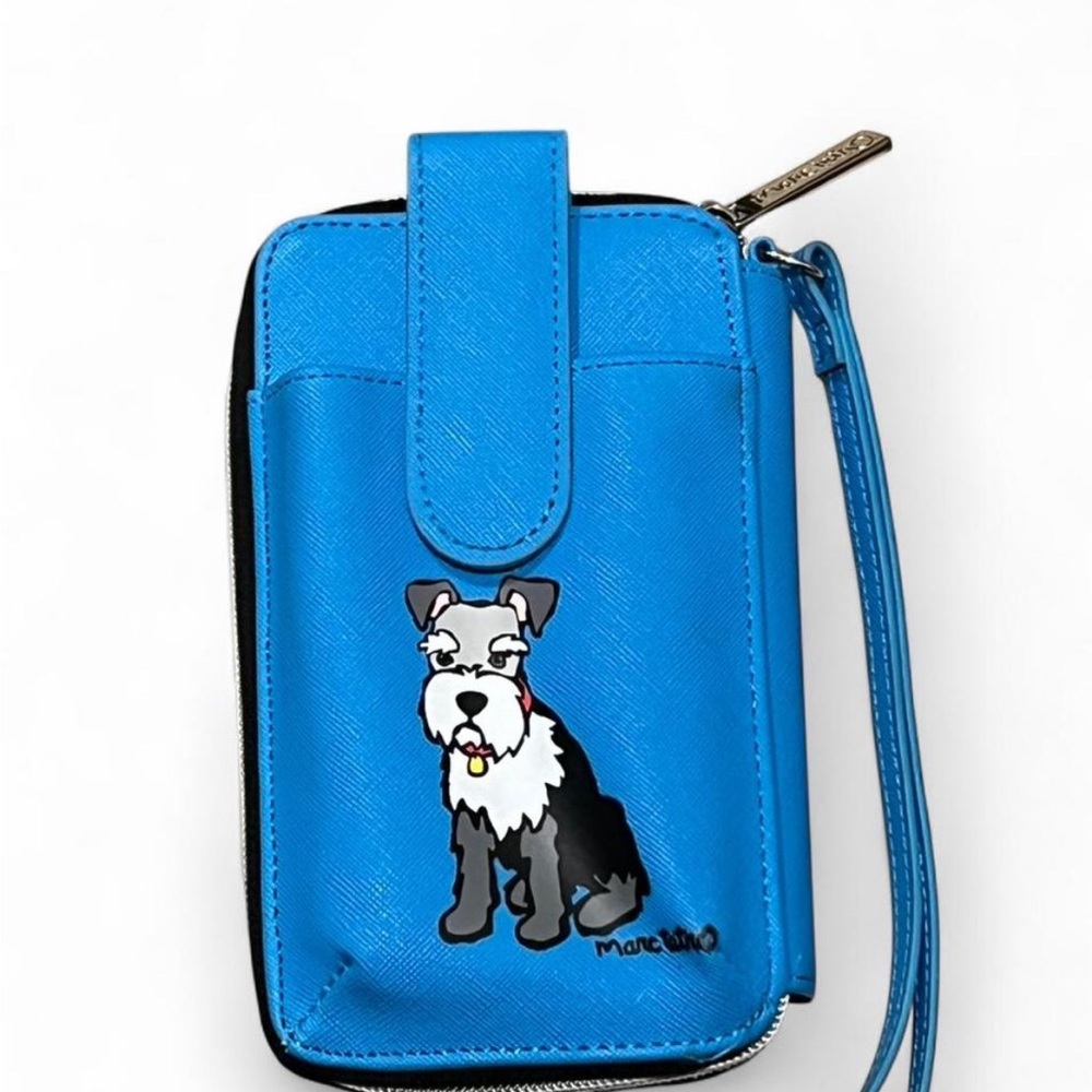 Marc Tetro Blue Wristlet Clutch